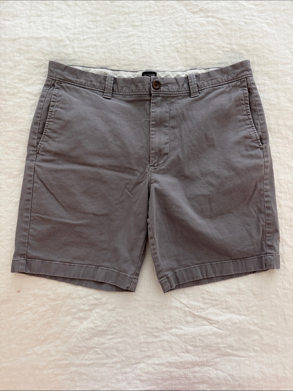 J.Crew Men’s Chino Shorts 9” gray
